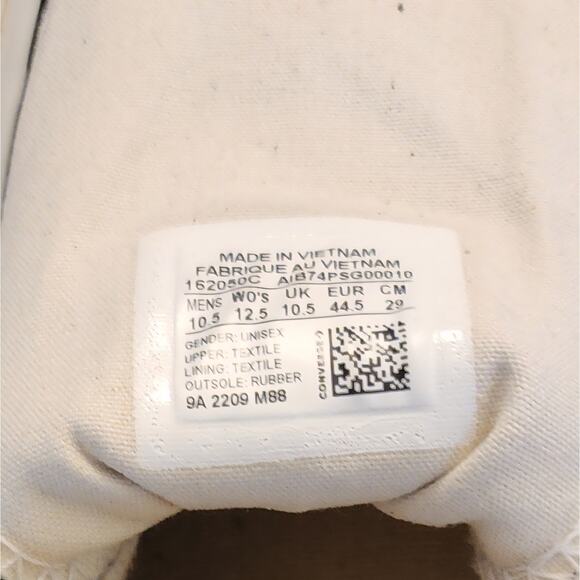 Authentic Converse Chuck 70 Hi Men's 10.5 Classic Black & White EUC - Picture 6 of 13